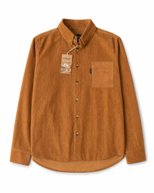 CAMISA CORD CAMEL