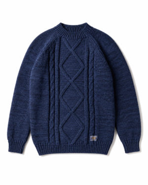 BUZO MERINO V4 AZUL